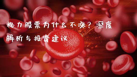 格力股票为什么不涨？深度解析与投资建议_https://www.lansai.wang_期货学院_第1张