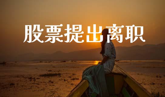 股票提出离职_https://www.lansai.wang_期货资讯_第1张