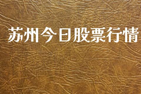 苏州今日股票行情_https://www.lansai.wang_股票知识_第1张
