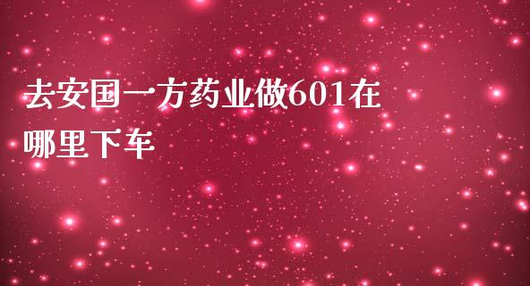去安国一方药业做601在哪里下车_https://www.lansai.wang_股票问答_第1张