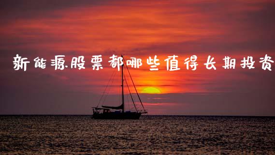 新能源股票都哪些值得长期投资_https://www.lansai.wang_股票知识_第1张