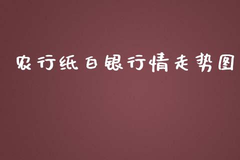 农行纸白银行情走势图_https://www.lansai.wang_期货行情_第1张