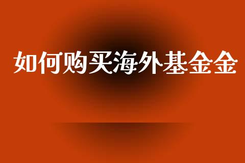 如何购买海外基金金_https://www.lansai.wang_基金理财_第1张
