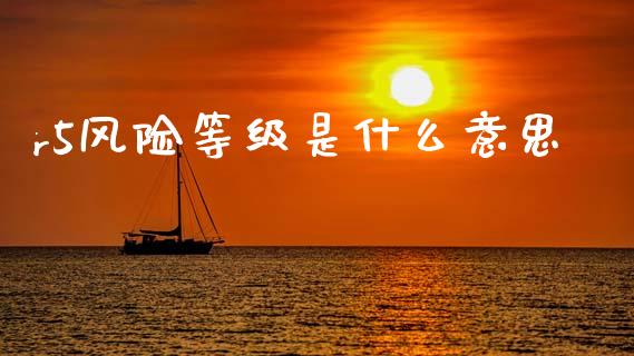 r5风险等级是什么意思_https://www.lansai.wang_股票知识_第1张