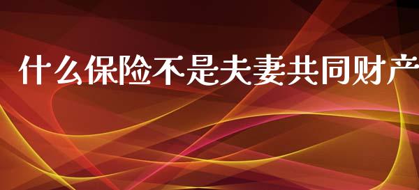 什么保险不是夫妻共同财产_https://www.lansai.wang_恒生指数_第1张