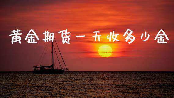 黄金期货一天收多少金_https://www.lansai.wang_期货资讯_第1张