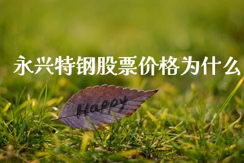 永兴特钢股票价格为什么_https://www.lansai.wang_期货行情_第1张