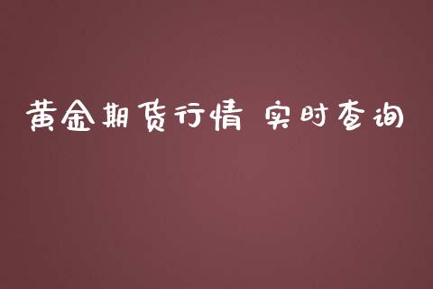 黄金期货行情 实时查询_https://www.lansai.wang_期货学院_第1张