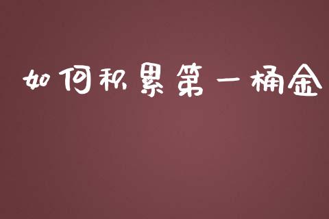 如何积累第一桶金_https://www.lansai.wang_期货行情_第1张