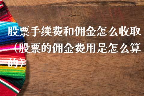 股票手续费和佣金怎么收取（股票的佣金费用是怎么算的）_https://www.lansai.wang_股票问答_第1张