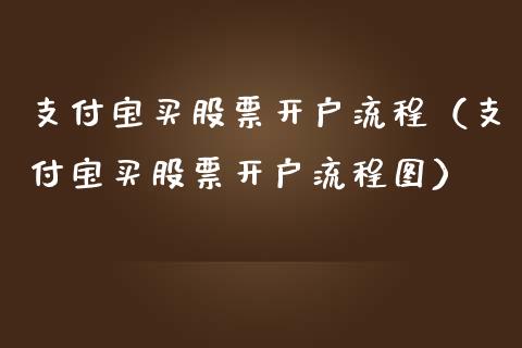 支付宝买股票开户流程（支付宝买股票开户流程图）_https://www.lansai.wang_股票知识_第1张