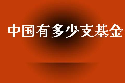 中国有多少支基金_https://www.lansai.wang_期货资讯_第1张