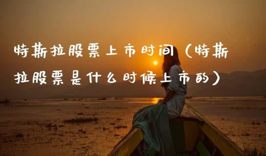 特斯拉股票上市时间（特斯拉股票是什么时候上市的）_https://www.lansai.wang_股票问答_第1张
