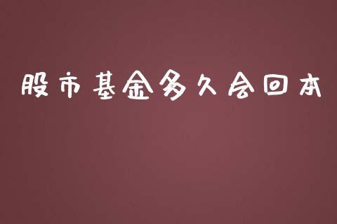 股市基金多久会回本_https://www.lansai.wang_基金理财_第1张