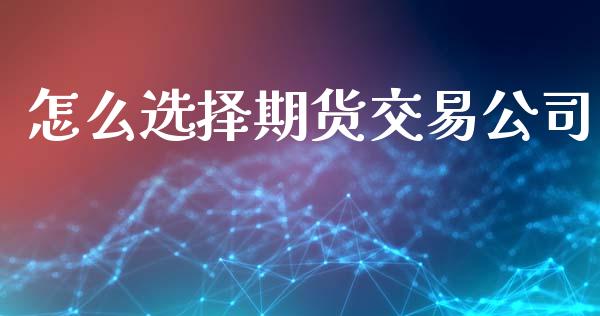 怎么选择期货交易公司_https://www.lansai.wang_期货学院_第1张