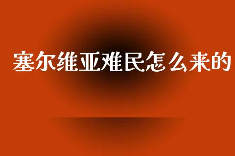 塞尔维亚难民怎么来的_https://www.lansai.wang_恒生指数_第1张