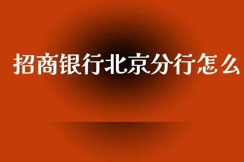 招商银行北京分行怎么_https://www.lansai.wang_基金理财_第1张