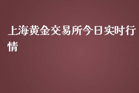 上海黄金交易所今日实时行情_https://www.lansai.wang_期货资讯_第1张