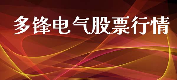 多锋电气股票行情_https://www.lansai.wang_股票知识_第1张