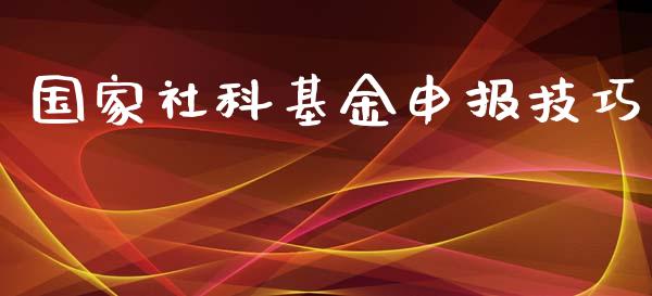 国家社科基金申报技巧_https://www.lansai.wang_基金理财_第1张