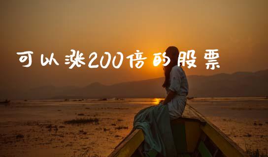 可以涨200倍的股票_https://www.lansai.wang_恒生指数_第1张