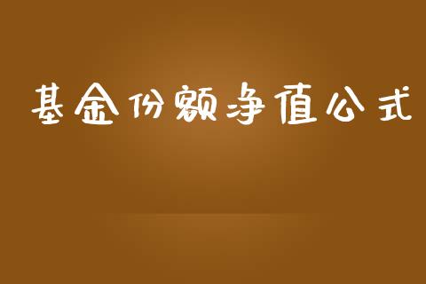 基金份额净值公式_https://www.lansai.wang_基金理财_第1张
