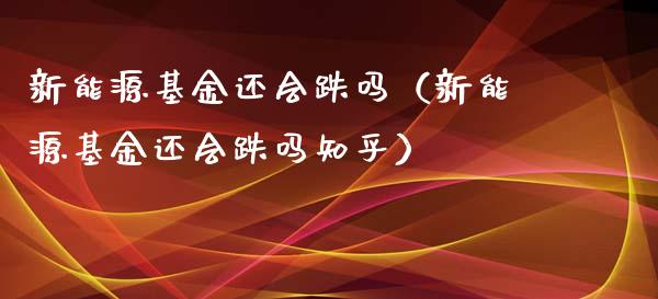 新能源基金还会跌吗（新能源基金还会跌吗知乎）_https://www.lansai.wang_基金理财_第1张