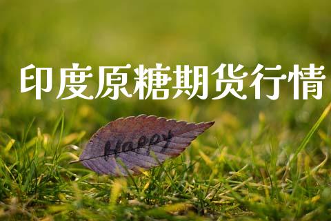 印度原糖期货行情_https://www.lansai.wang_期货行情_第1张