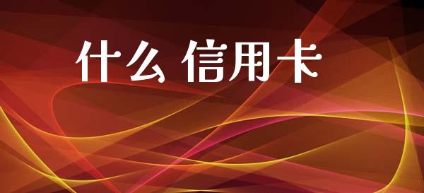 什么 信用卡_https://www.lansai.wang_股票问答_第1张