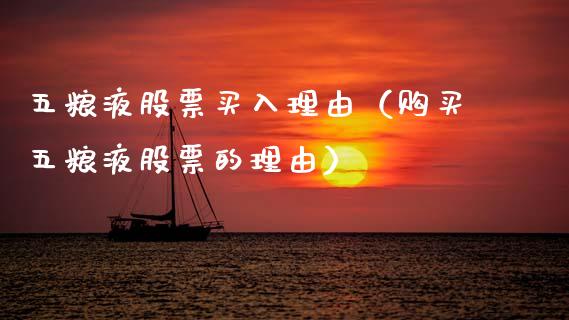 五粮液股票买入理由（购买五粮液股票的理由）_https://www.lansai.wang_股票知识_第1张