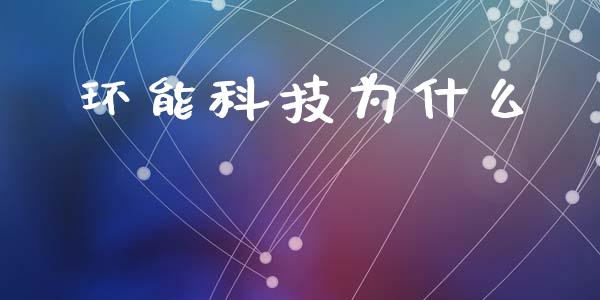 环能科技为什么_https://www.lansai.wang_期货学院_第1张