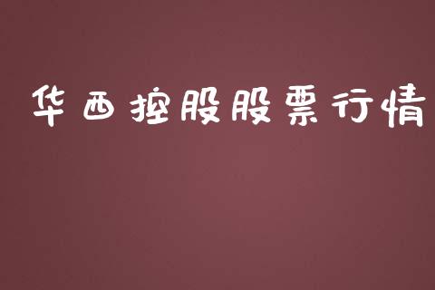 华西控股股票行情_https://www.lansai.wang_股票知识_第1张