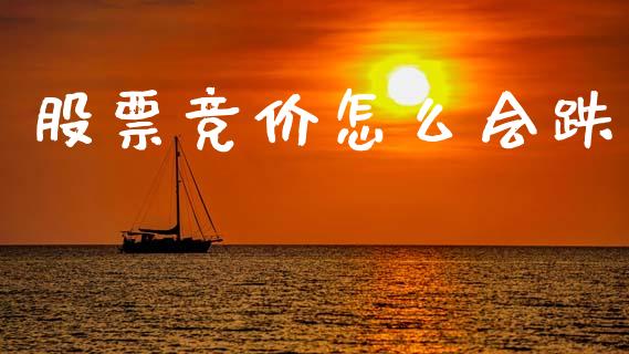 股票竞价怎么会跌_https://www.lansai.wang_期货资讯_第1张