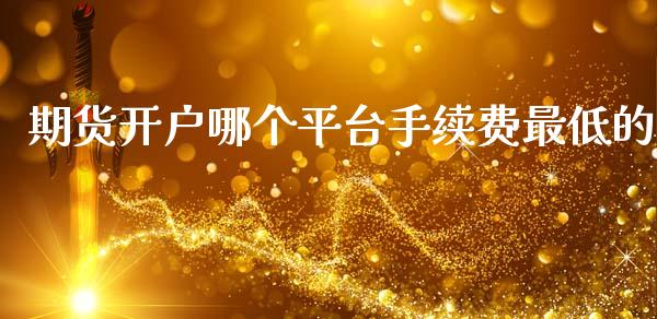 期货开户哪个平台手续费最低的_https://www.lansai.wang_恒生指数_第1张
