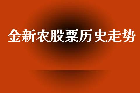 金新农股票历史走势_https://www.lansai.wang_基金理财_第1张