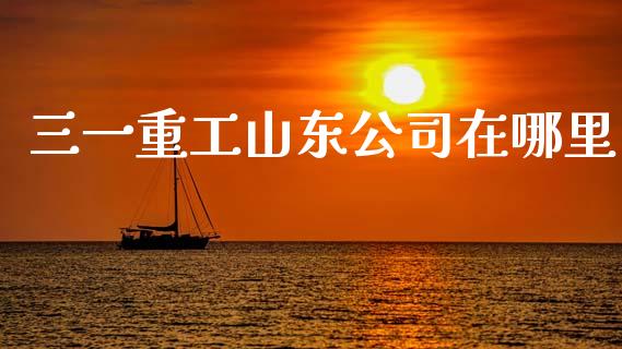 三一重工山东公司在哪里_https://www.lansai.wang_股票问答_第1张