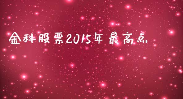 金科股票2015年最高点_https://www.lansai.wang_恒生指数_第1张