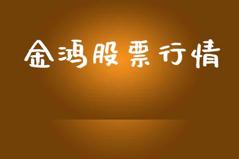 金鸿股票行情_https://www.lansai.wang_股票知识_第1张