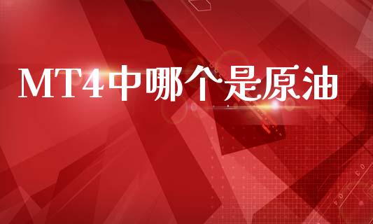 MT4中哪个是原油_https://www.lansai.wang_期货直播_第1张