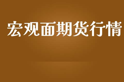 宏观面期货行情_https://www.lansai.wang_恒生指数_第1张
