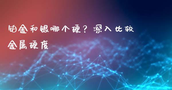 铂金和银哪个硬？深入比较金属硬度_https://www.lansai.wang_期货学院_第1张