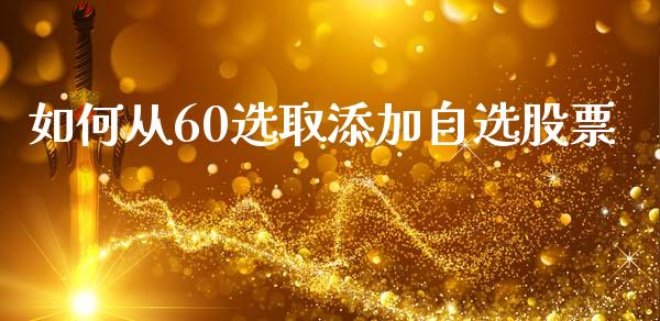 如何从60选取添加自选股票_https://www.lansai.wang_恒生指数_第1张