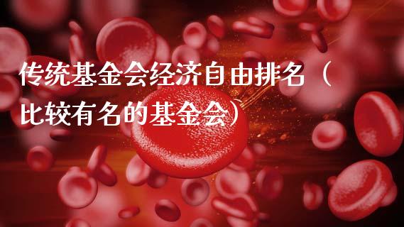 传统基金会经济自由排名（比较有名的基金会）_https://www.lansai.wang_基金理财_第1张