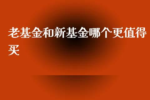 老基金和新基金哪个更值得买_https://www.lansai.wang_基金理财_第1张