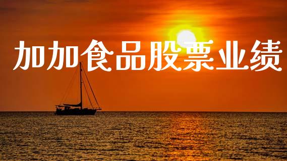 加加食品股票业绩_https://www.lansai.wang_基金理财_第1张