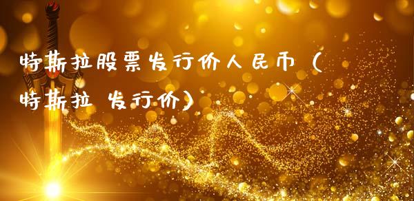 特斯拉股票发行价人民币（特斯拉 发行价）_https://www.lansai.wang_股票问答_第1张