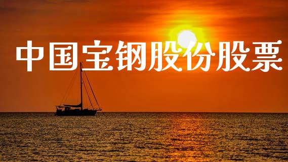 中国宝钢股份股票_https://www.lansai.wang_期货行情_第1张