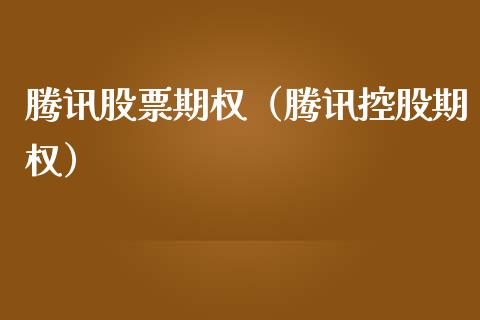 腾讯股票期权（腾讯控股期权）_https://www.lansai.wang_股票问答_第1张