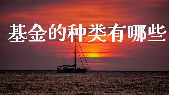 基金的种类有哪些_https://www.lansai.wang_基金理财_第1张