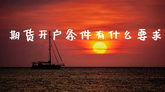 期货开户条件有什么要求_https://www.lansai.wang_期货行情_第1张